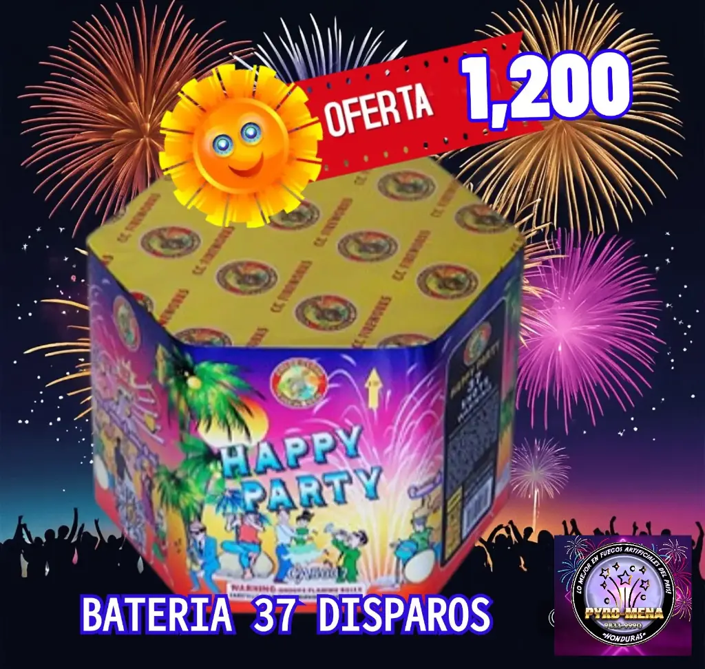 BATERIA HAPPY PARTY 37 DISPAROS