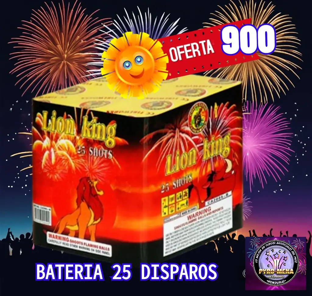 BATERIA LION KING 25 DISPAROS