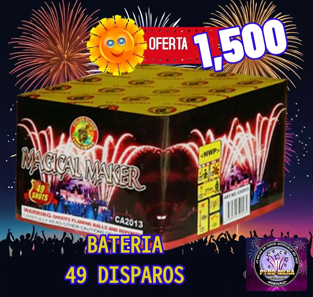 BATERIA MAGICAL MAKER 49 DISPAROS