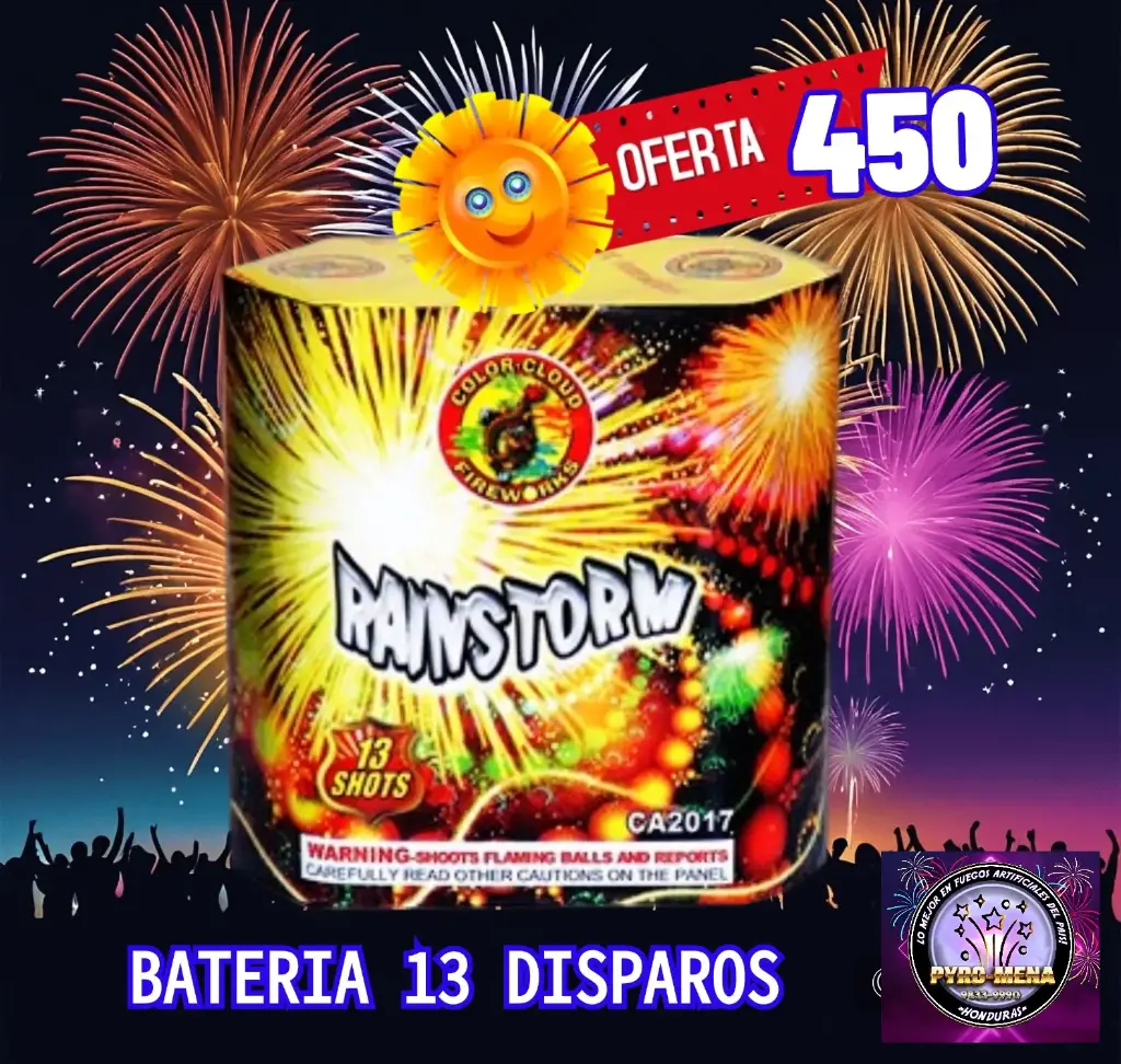 BATERIA RAINSTORM 13 DISPAROS