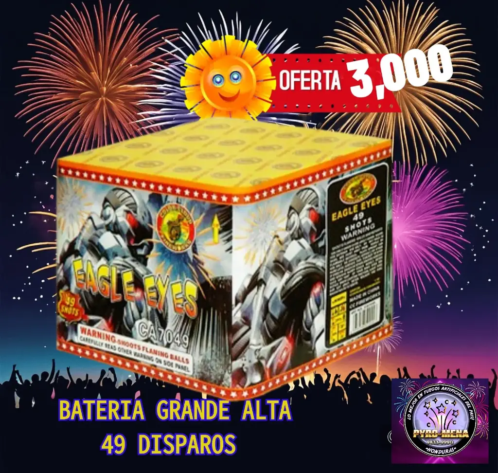 BATERIA EAGLE EYES GRANDE ALTA  49 DISPAROS