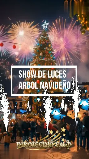 Show de luces para Árbol Navideño